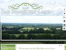 Tablet Screenshot of amt-bad-bramstedt-land.de